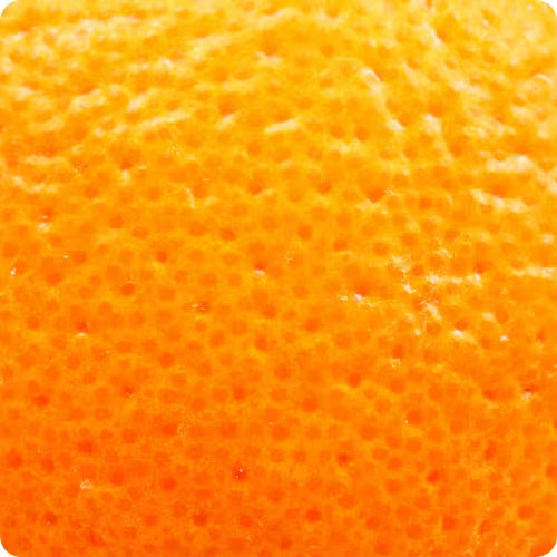Orange peel skin